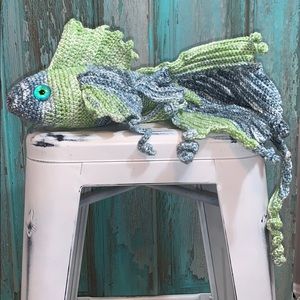 Beta Fish, Crocheted